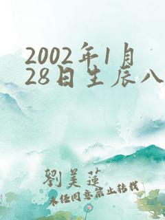2002年1月28日生辰八字算命