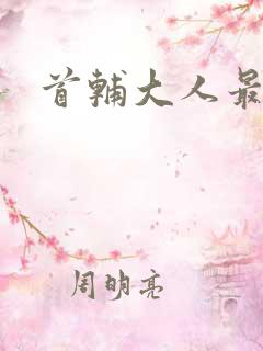 首辅大人最宠妻
