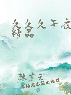 久久久午夜欧美精品