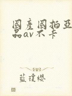 国产国拍亚洲精品av不卡