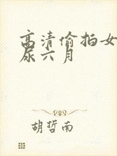 高清偷拍女厕撒尿六月