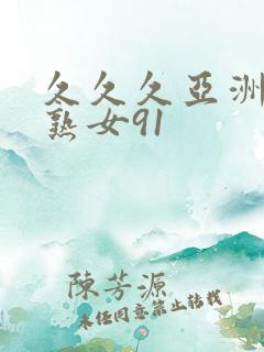 久久久亚洲熟妇熟女91