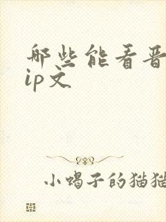 哪些能看晋江vip文