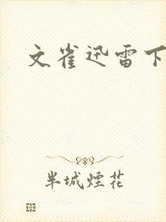 文雀迅雷下载