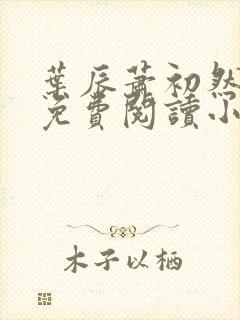 叶辰萧初然全文免费阅读小说最新章节