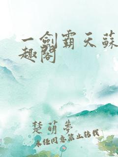 一剑霸天苏信笔趣阁
