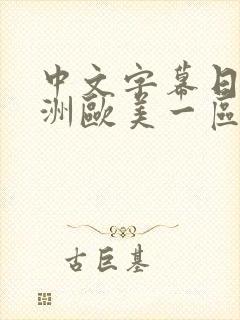 中文字幕日韩亚洲欧美一区