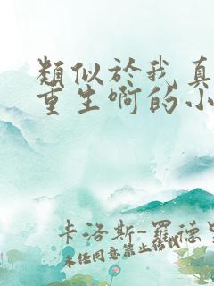 类似于我真没想重生啊的小说