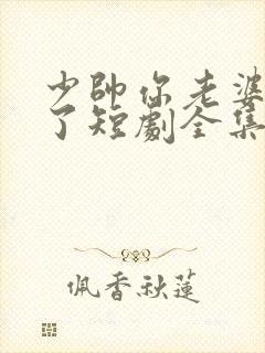 少帅你老婆又跑了短剧全集免费