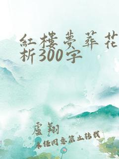 红楼梦葬花吟赏析300字