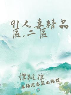 91人妻精品一区,二区