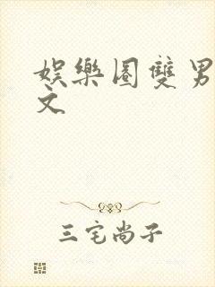 娱乐圈双男主甜文
