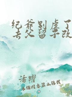 纪爷别虐了夫人去父留子改嫁了小说
