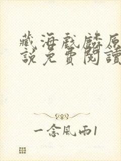藏海戏麟原著小说免费阅读全文