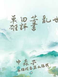 单田芳 乱世枭雄评书