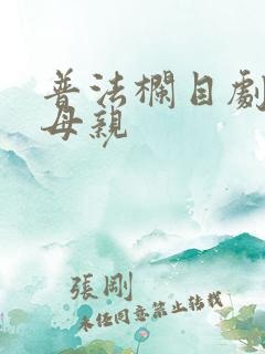普法栏目剧我的母亲