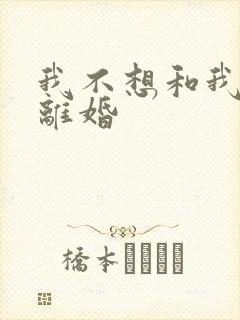 我不想和我老公离婚