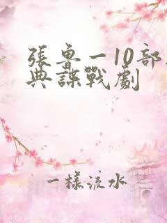 张鲁一10部经典谍战剧