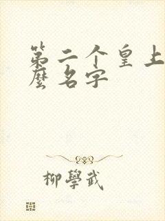第二个皇上叫什么名字