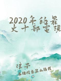 2020年的最火十部电视剧