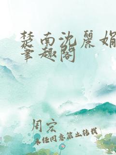 楚南沈丽娟小说笔趣阁