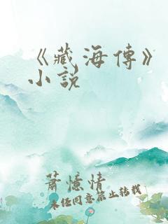 《藏海传》原著小说