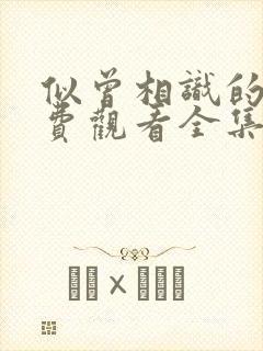 似曾相识的她免费观看全集完整版