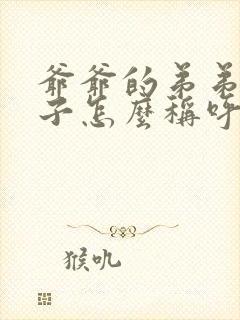 爷爷的弟弟的孩子怎么称呼