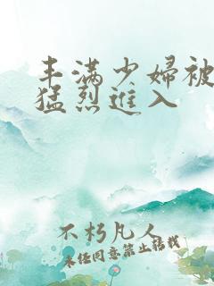 丰满少妇被猛男猛烈进入