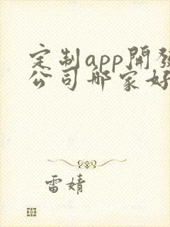 定制app开发公司哪家好