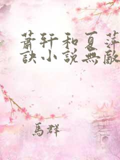 萧轩和夏萍龙凤诀小说无敌神医全文免费阅读
