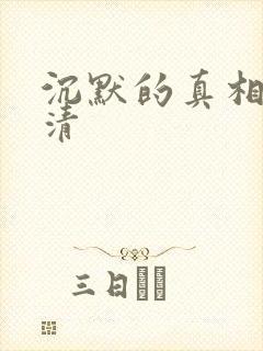 沉默的真相 高清