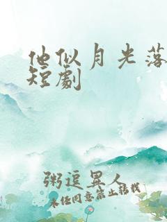 他似月光落我心短剧