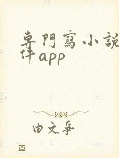 专门写小说的软件app