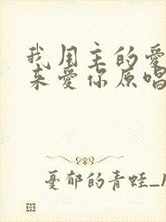 我用主的爱真诚来爱你原唱