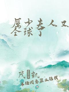 厉少夫人又轰动全球了