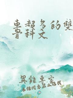 车超多的双男主骨科文