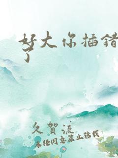 好大你插错地方了
