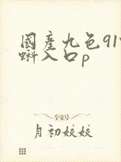 国产九色91蝌蚪入口p