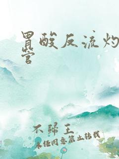 胃酸反流灼烧食管