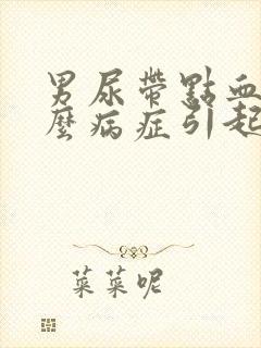 男尿带点血是什么病症引起的