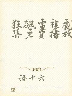 狂飙电视剧36集免费播放