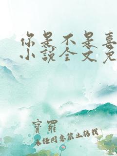 你是不是喜欢我小说全文免费阅读