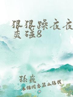 狠狠躁夜夜躁人爽碰8