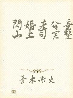 闪婚老公竟是冰山上司完整章节下载