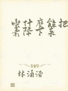 吃什么能把雌激素降下来