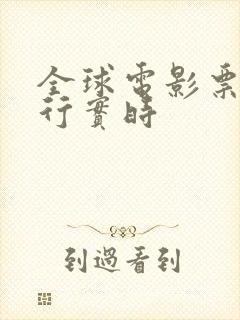 全球电影票房排行实时