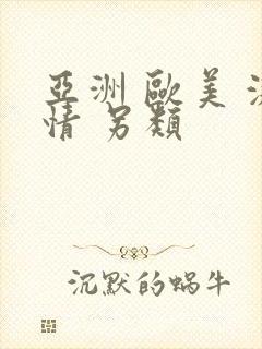 亚洲 欧美 激情 另类