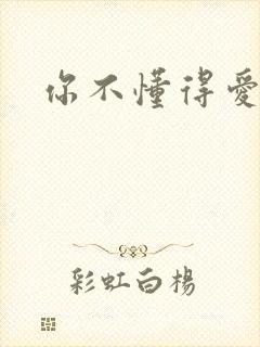你不懂得爱我