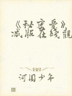 《秘密爱》无删减版在线观看